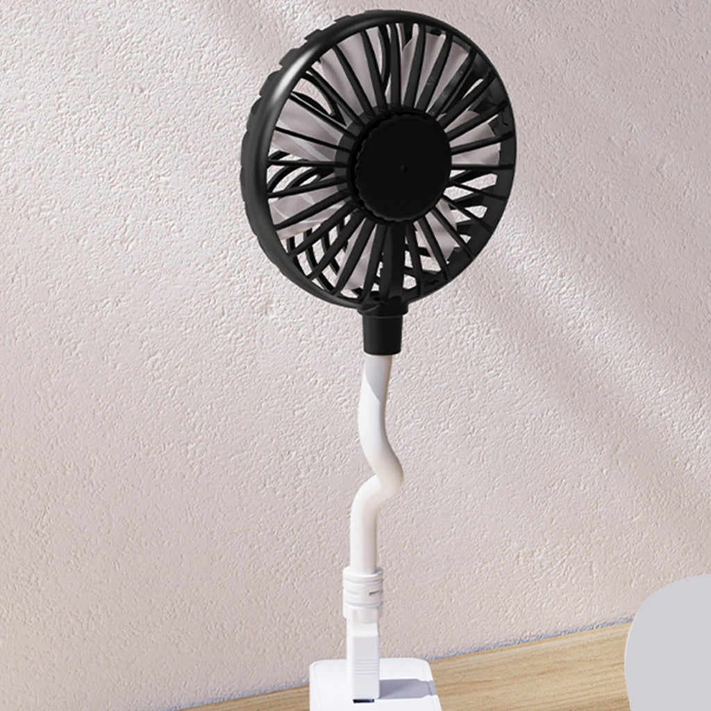 Mini USB Fan 360 Degree Adjustable Portable Fan for Power Bank Laptop PC for Home Office Car Outdoor Travel Summer Gifts Qme