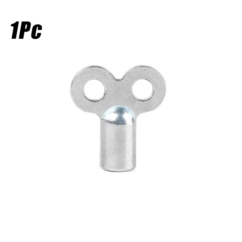 1/2Pcs Zinc Alloy Radiator Key, For Bleeding Air From Radiators,Square Socket Air Vent Valve Tool ,Heating Systems Accessories Qme 1pc
