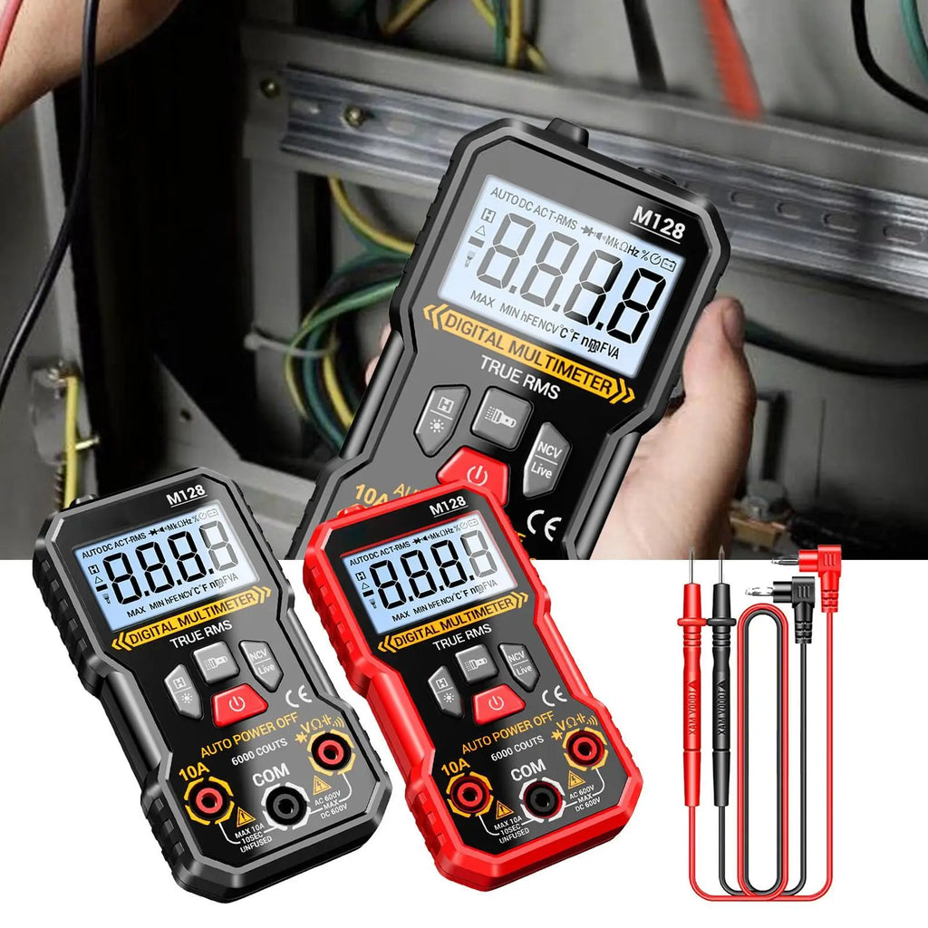 Multimeter Tester 6000 Counts Smart Voltage Measuring Instruments Qme