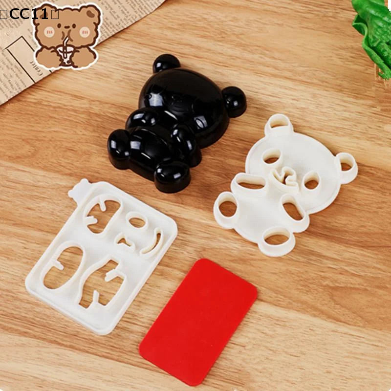 1 Baby Panda Sushi Mold DIY Rice Plastic Sandwich Cutter Cake Bread Qme