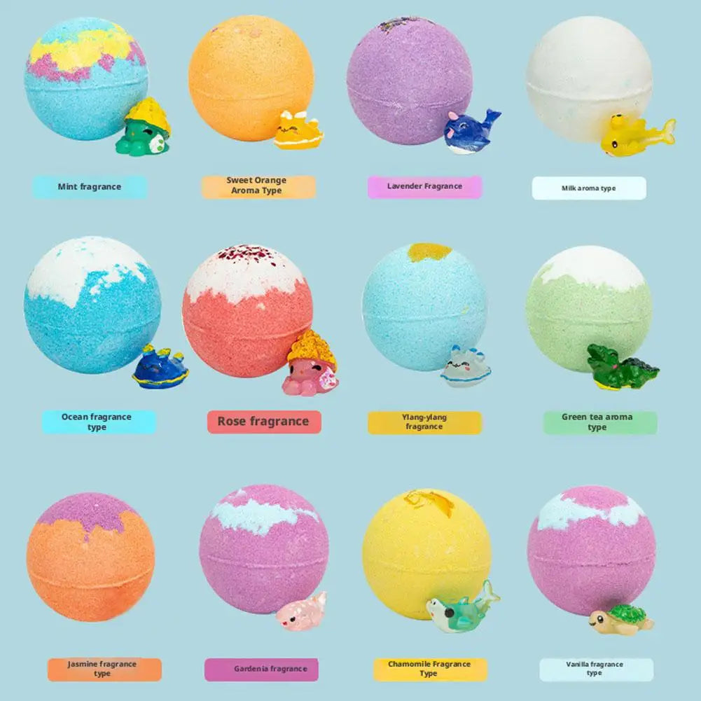 Bath Bombs Surprise Inside Ocean Ball Hidden Toys Changing Spa Easter Qme