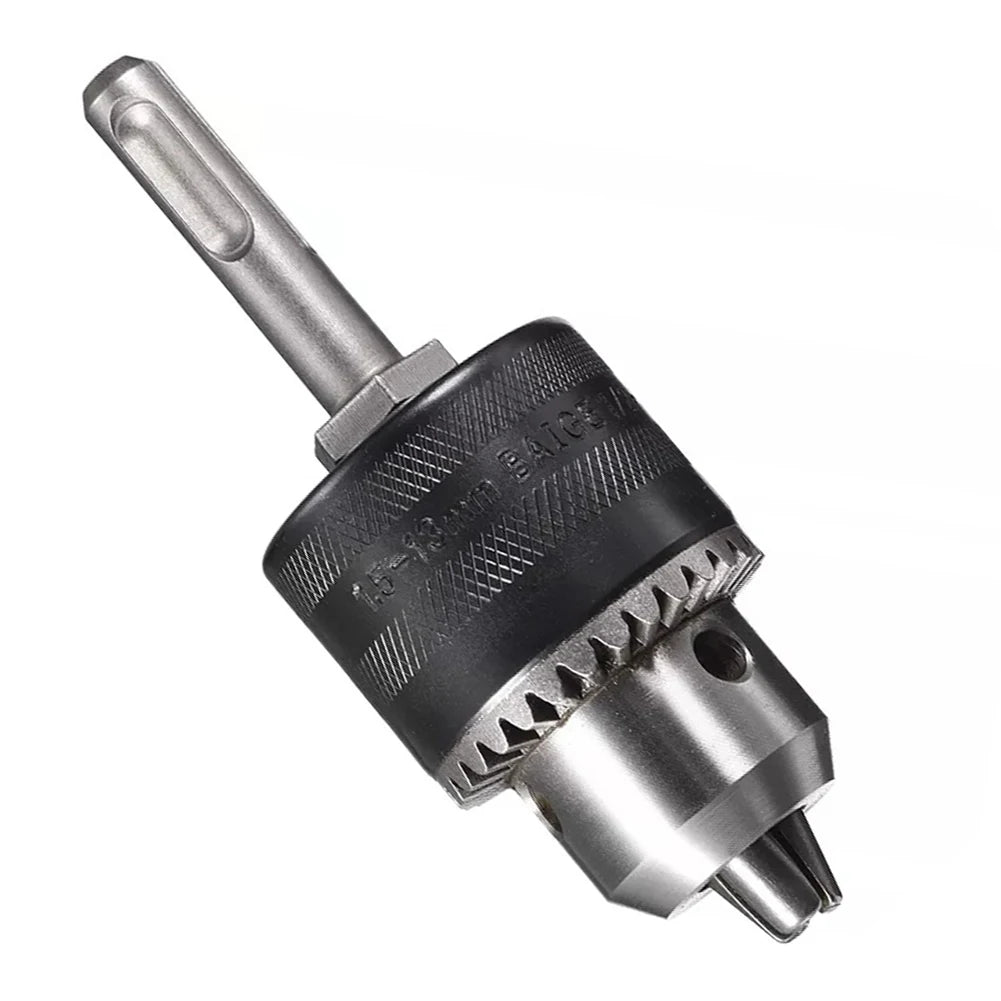Drill Chuck 3-Jaw Key Chuck With For SDS-Plus Round Shank Mounting Thread 1/2inch-20UNF Drill Chuck Thread Quick Change Adapter Qme Default Title