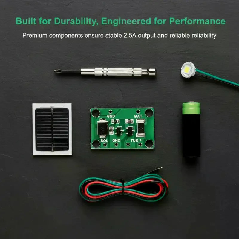 Solar PCB Controller 3 2V 7V 6V 12V 1A Light Control Lawn Lamp Qme