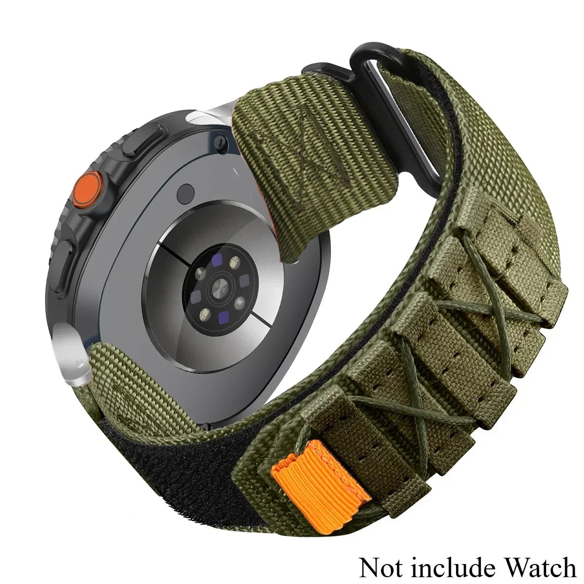 Nylon Strap for Samsung Galaxy Watch Ultra 2 No Gaps Quick Fit Band Sports Bracelet for Galaxy Watch 8 40 44/8classic Wristband Qme