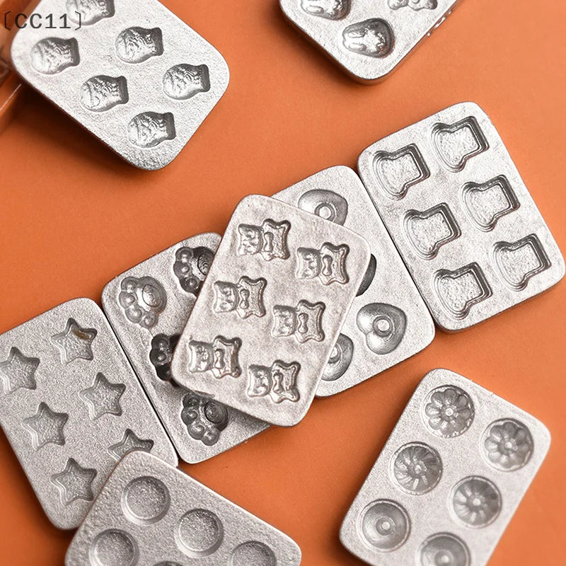 CC1110pcs Doll House Miniature Mini Cake Baking Mold Kitchen Scene Qme