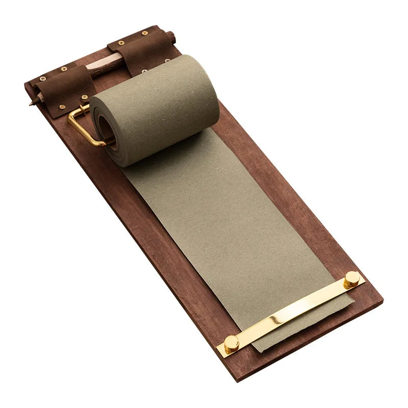 Retro Note Splint Can Be Hung Roll Paper Non-stick Wind Wood Board Qme