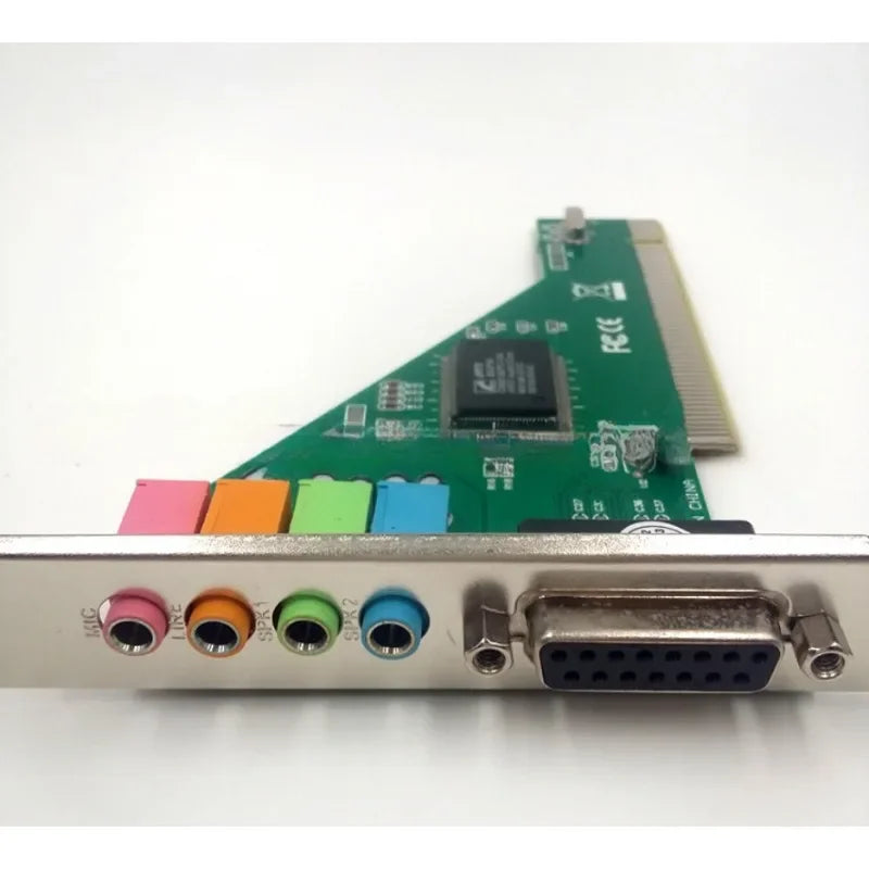 1pcs5.1 PCI Sound Card 8738 Audio Extend Adapter for PC Desk Computer Motherboard 5.1 Sound Channel Independent Sound Converter Qme
