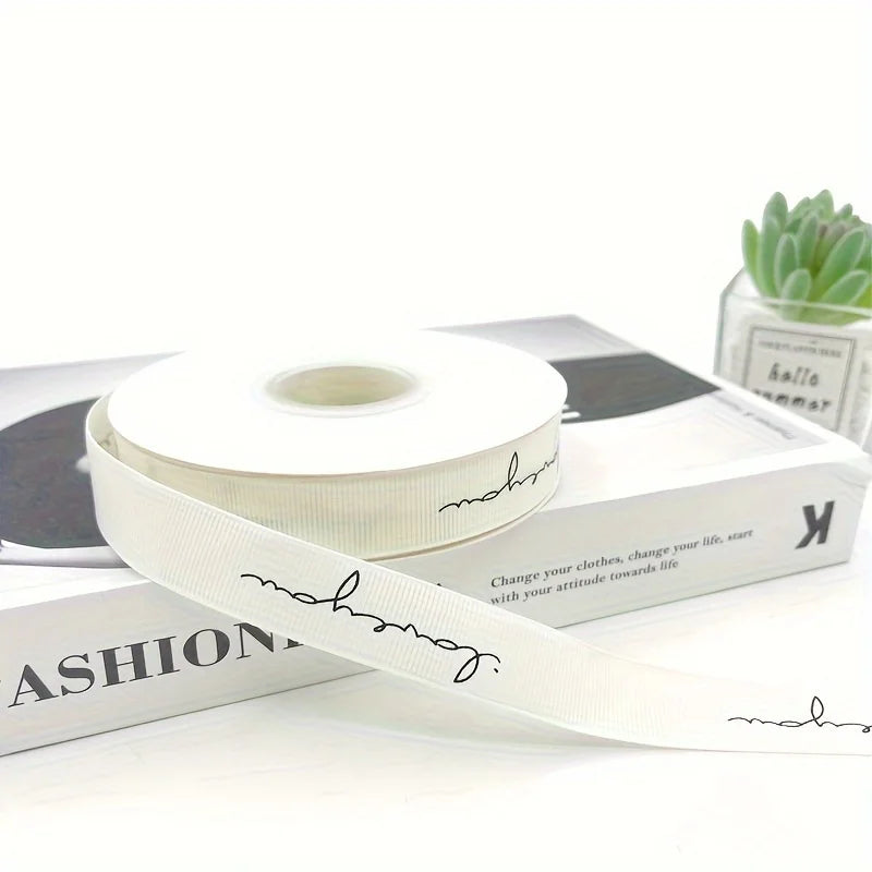 2 Rolls Herringbone Ribbon, Suitable For DIY Crafts, Baking And Sewing Crafts, Home Decoration On Birthdays And Anniversaries Qme