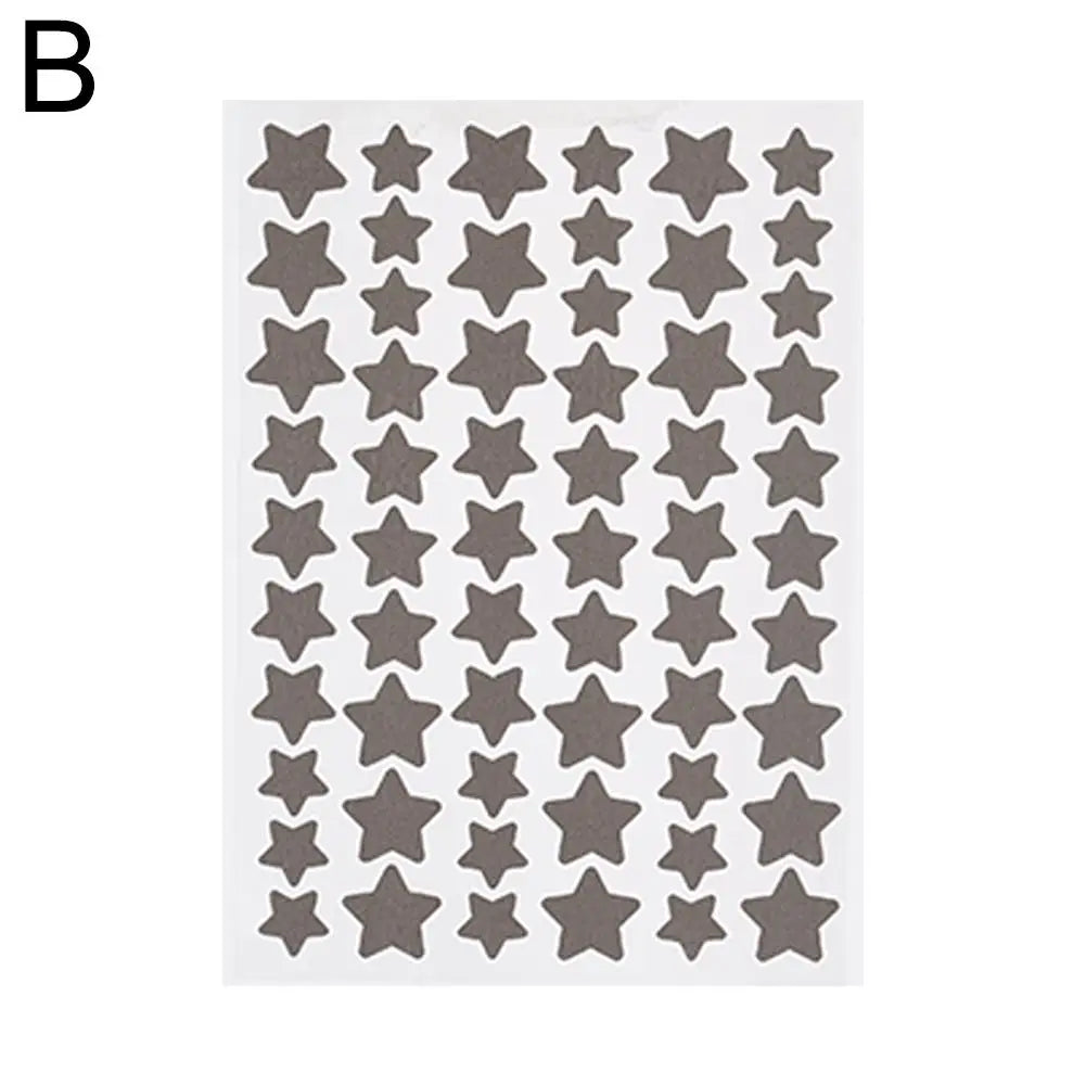 60pcs Invisible Star Shape Acne Patch Acne Marks Cover Patch Waterproof Sweat Proof Pimple Remover Tool Skin Care For Men Women Qme black CN