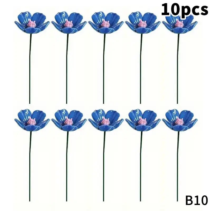 6 8 Flowers Home Ornament Indoor Outdoor Decor Handcrafted Ceramic Qme B10