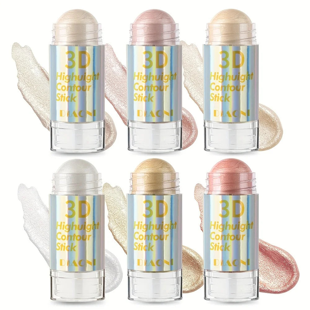Water Light Highlighter Stick Blush Make Up Face Body Glitter Qme