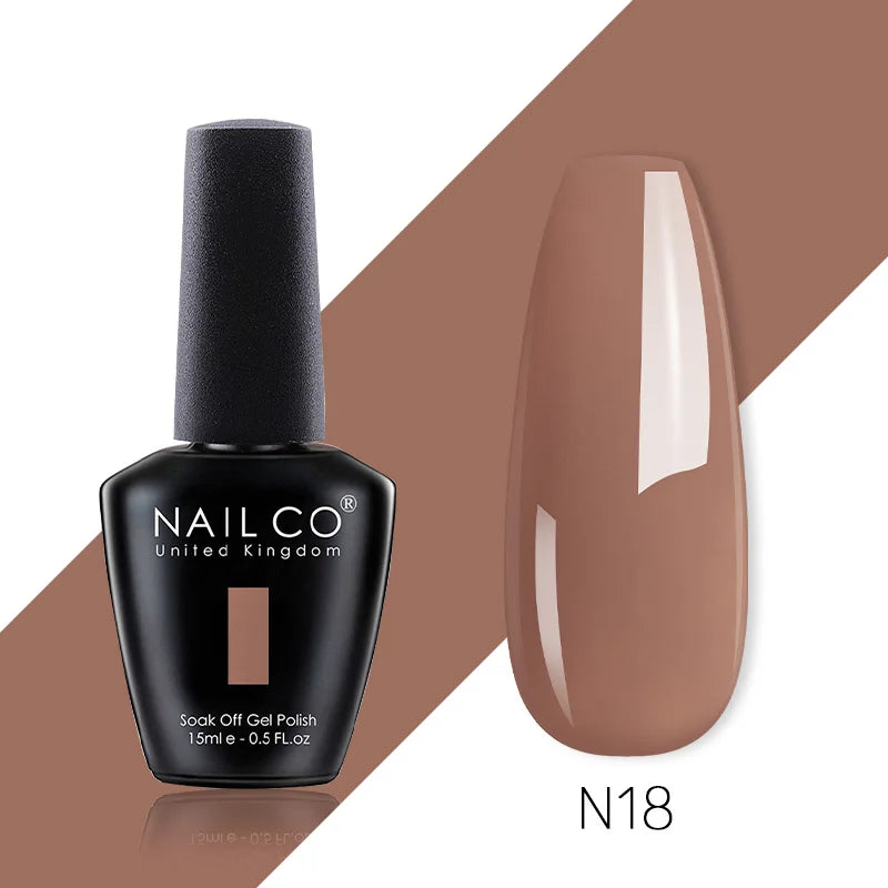 NAILCO 85 Colors Nail Gel UV LED Lacquer Manicure Varnish Hybrid Semi