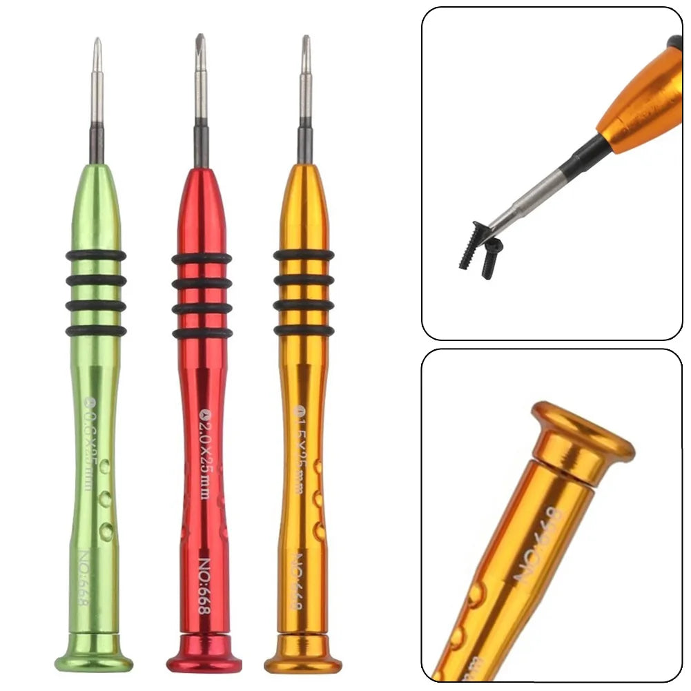 Phone Repair Screwdriver Multifunktion Tool For Phone For Watch Kit Y0.6/Y1.5/Y2.0 Aluminum Alloy High Quality Qme