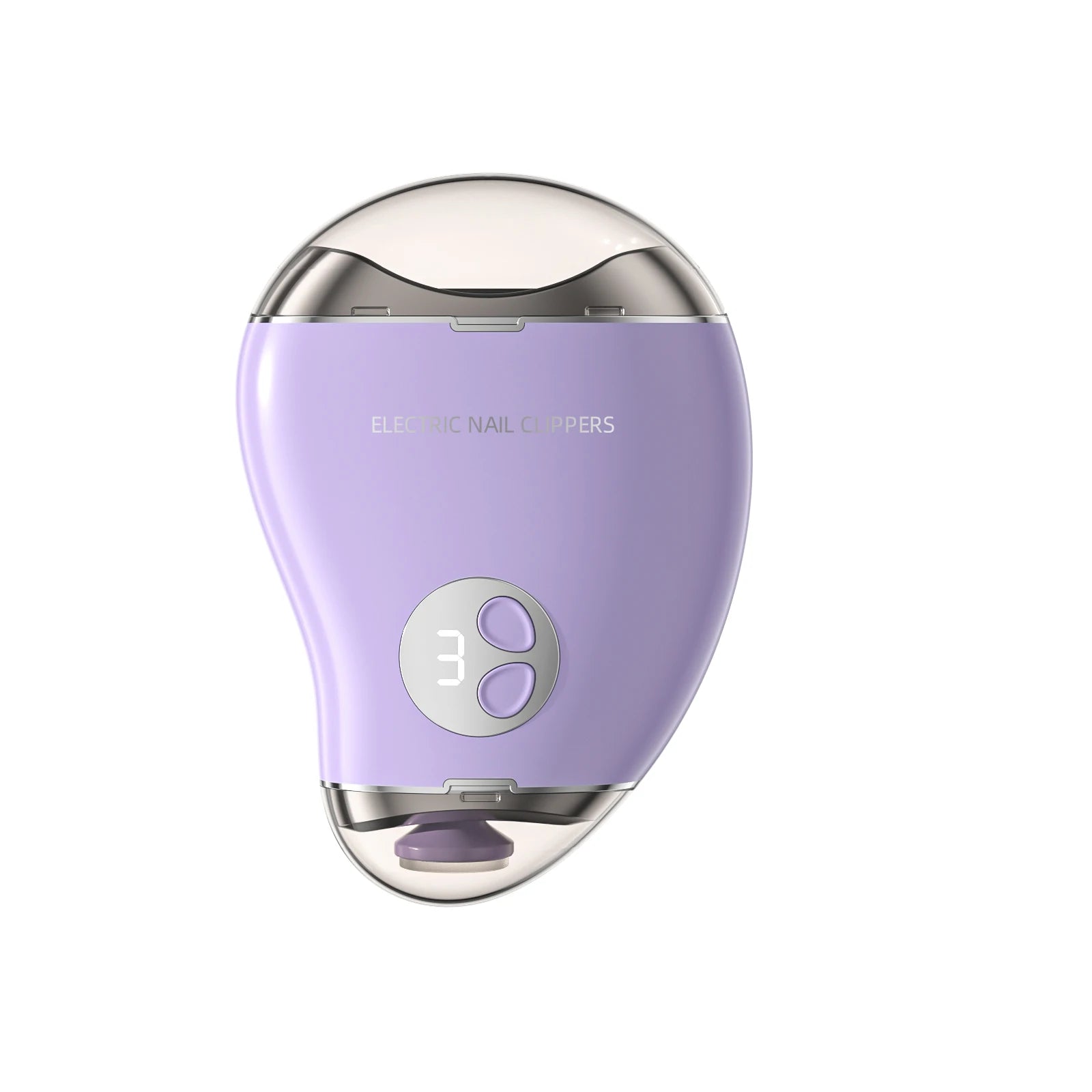 Automatic Electric Nail Grinder & Clipper – Portable Manicure Tool with Polishing Function for Adults Qme PURPLE
