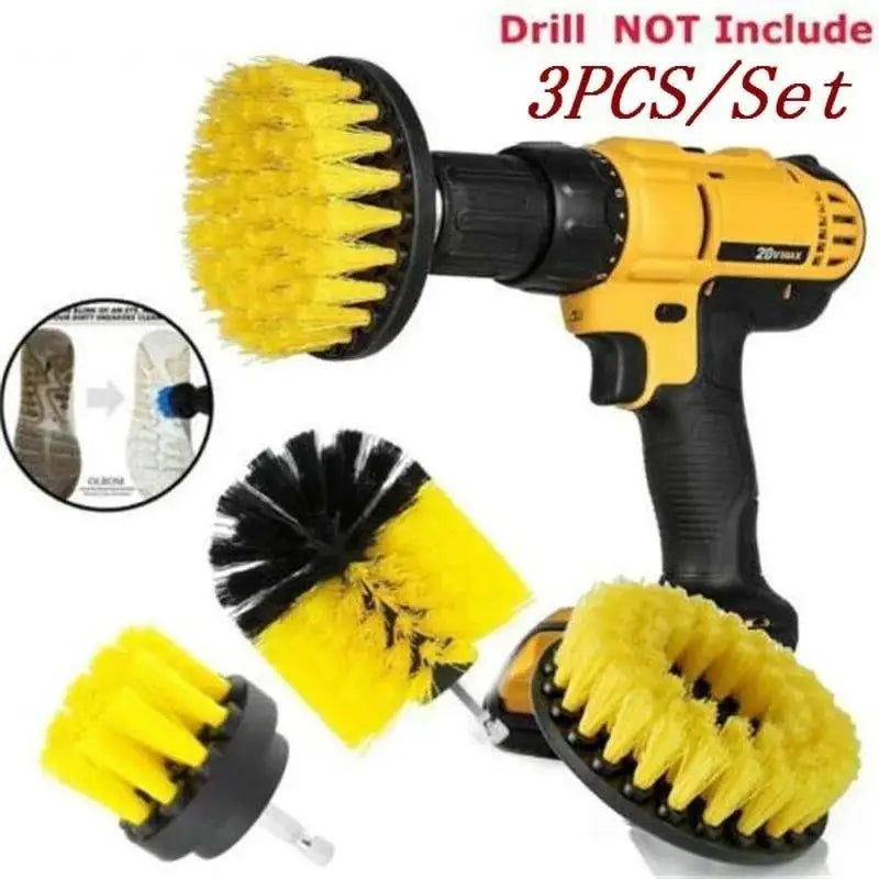 Power Scrubber Brush Bathroom Drill Cleaning Cordless Attachment Scrub Qme