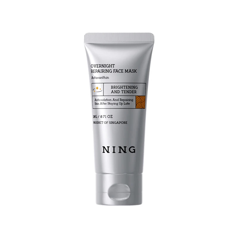 NING Overnight Repair Face Mask Astaxanthin Organic Antioxidant DNA Qme 20g