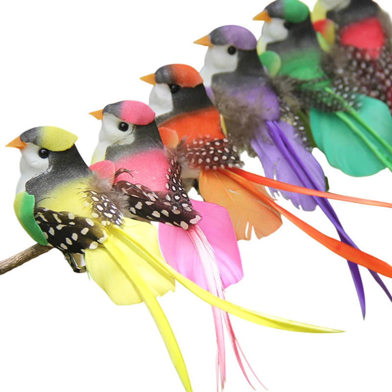 Swallow Tail Bird Clip Handmade Simulation Plant-decorated Artificial Qme