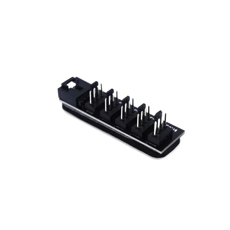 1 To 8 Ports 4 Pin PWM Fan Hub Splitter, PWM Regulator 12V CPU Cooler / Case / Chasis Cooling Fan Power Cable Adapter Qme