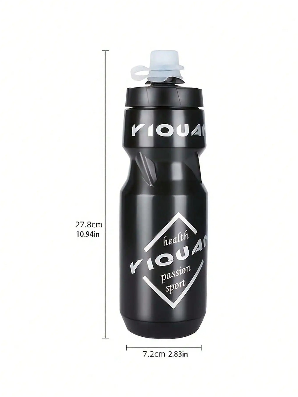 1 Reusable Creative Sports Water Bottle Leak Proof Squeeze Able Qme