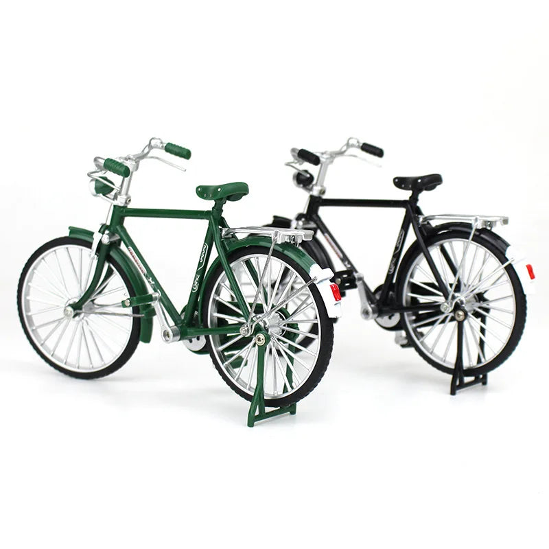New 1:10 Mini Alloy Model Bicycle Diecast Metal Finger Mountain Racing Bike Adult Simulation Collection Gifts Toys for boys Qme