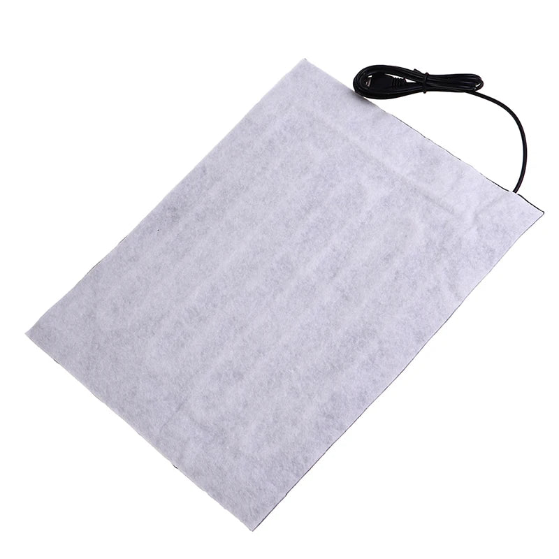 24x30cm 5V USB Pet Warmer Heating Pad Electric Heater Pad Winter Warm Carpet Qme