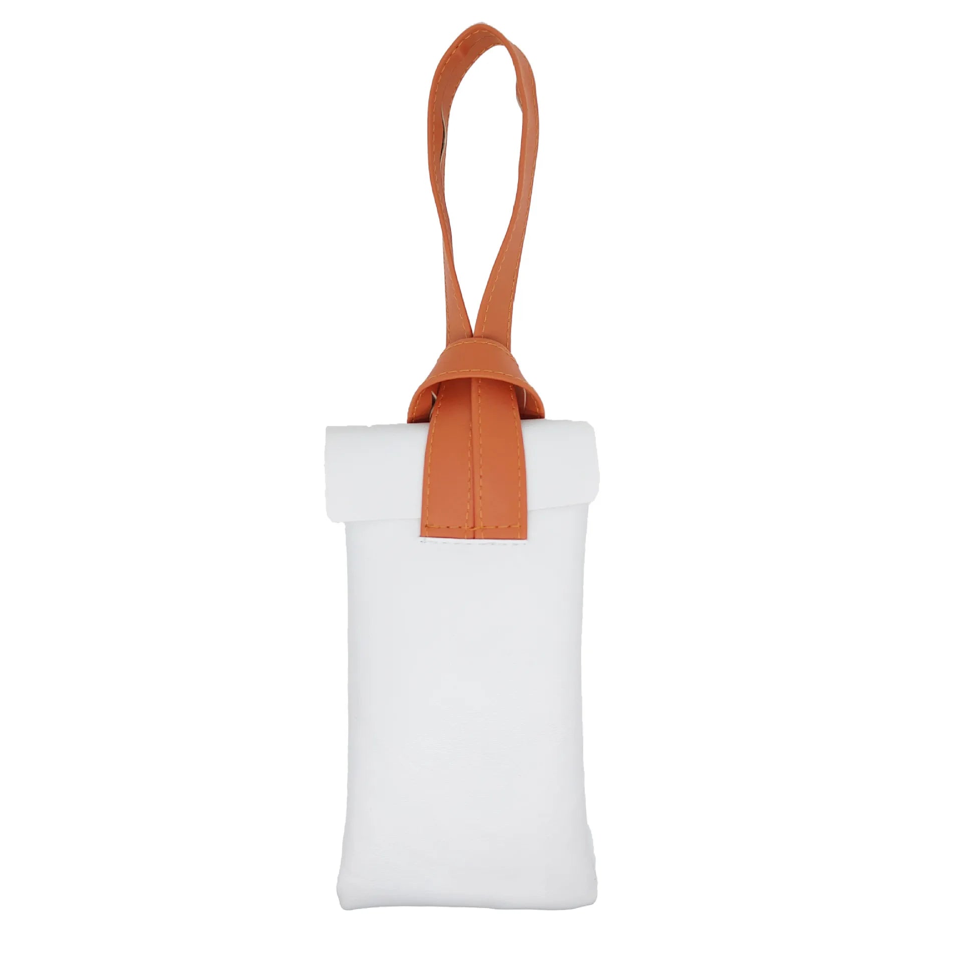 Contrast Portable Dustproof Eyewear Pouch Qme WHITE