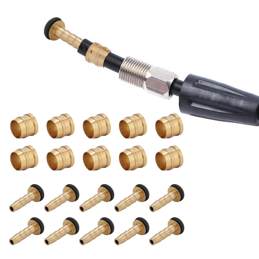 10 Set Hydraulic Disc Brake Hose Olive Connector Insert for Replacement Part Hose Olive Insert Brake Hose Insert Replacement Qme