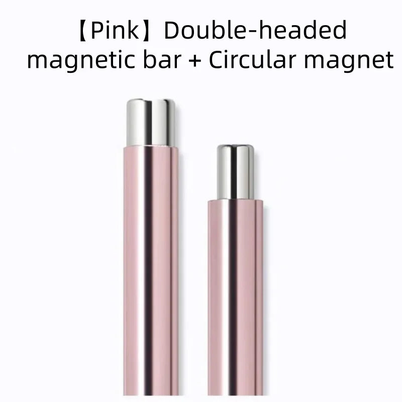 Glass Beads Special For Cat's Eye Pink Nail Magnetic Stick Newly Upgraded Nail Polish Glue Magnet Rod Double Head Magnetic Tool Qme 1pcs pink