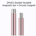 Glass Beads Special For Cat's Eye Pink Nail Magnetic Stick Newly Upgraded Nail Polish Glue Magnet Rod Double Head Magnetic Tool Qme 1pcs pink