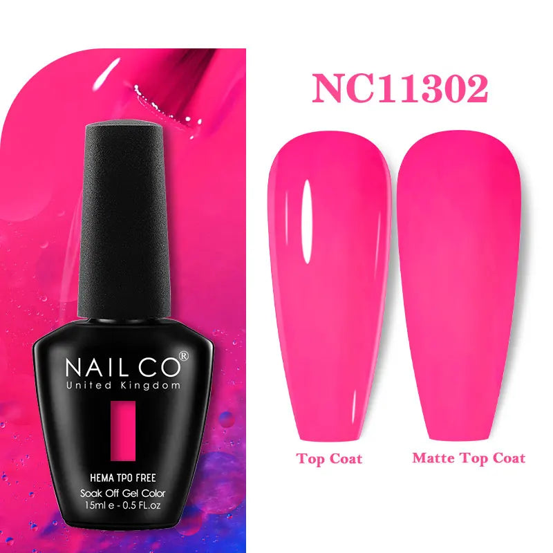 NAILCO Green Series Dark Gel Nail Polish Lasting Hybrid Base Matte Qme 11302