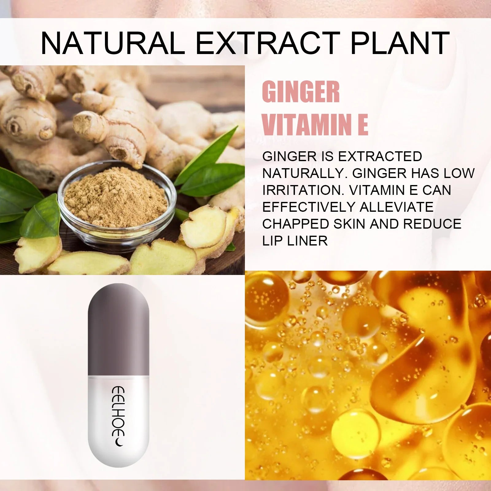 Lip Balm Moisturizing Anti Cracking Lip Fade Lip Lines Hydrating Lip Plumper Anti-drying Increase Elasticity Lipstick Lip Care Qme