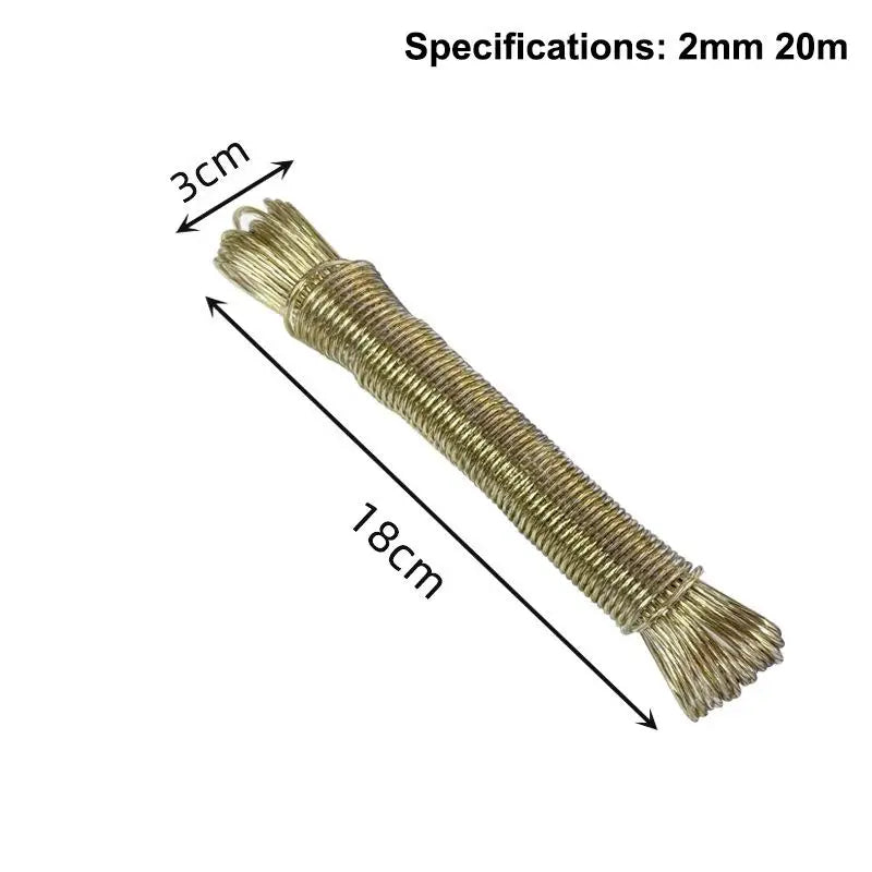 Portable Clothesline 10 20 30 50M Garden Camping Travel Clothes