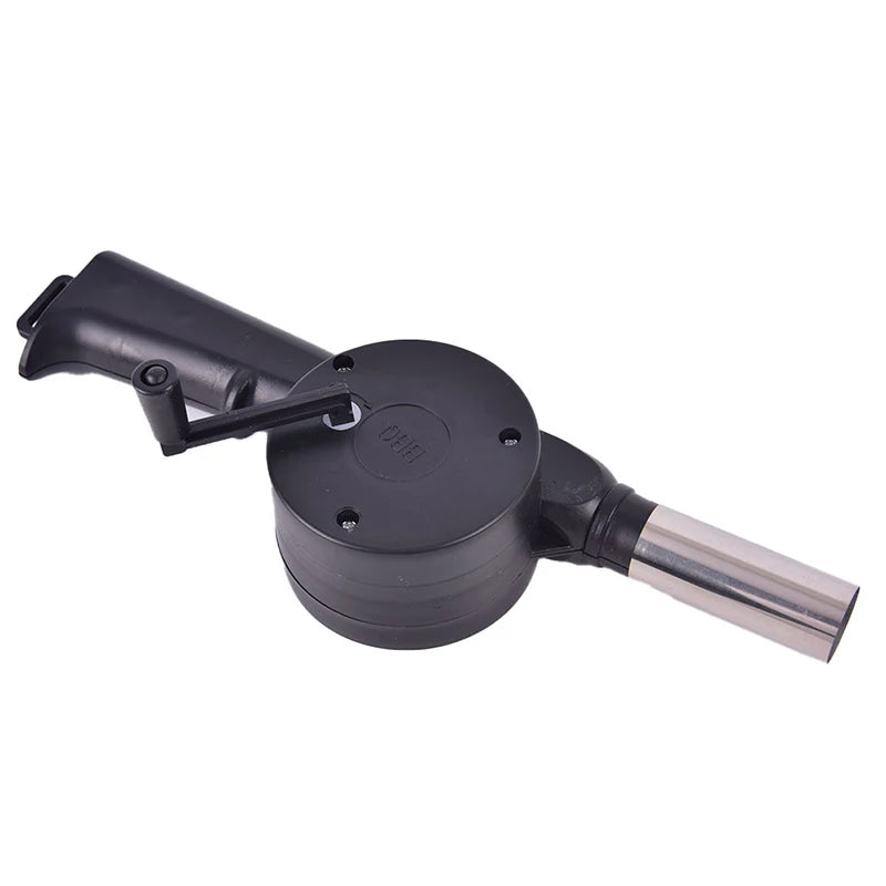 Blower Fire Camping BBQ Air Fan Barbecue Outdoor Cooking Picnic Grill Starter. Qme