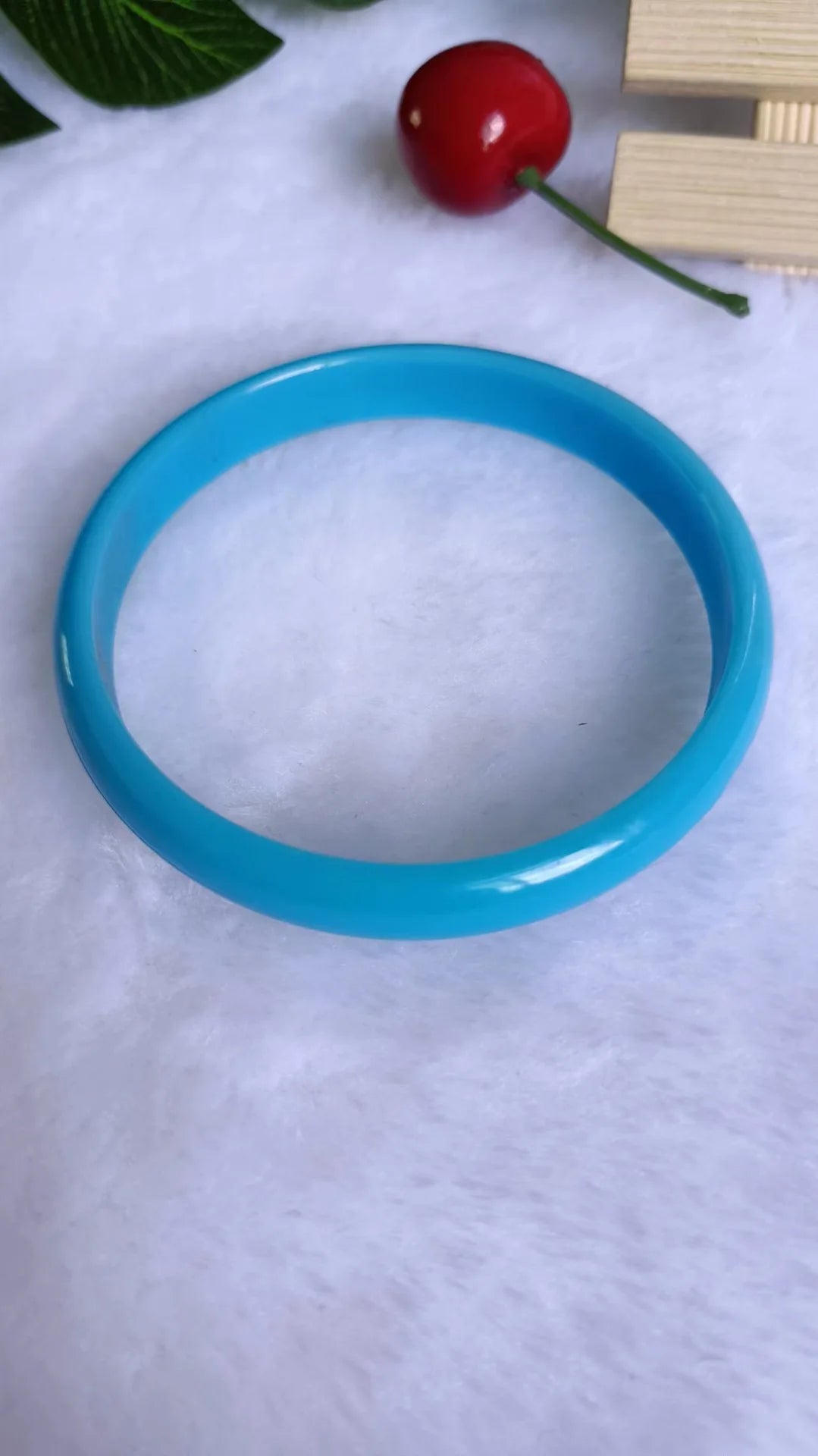 1CM Colorful Candy Acrylic Wide Face Bangle Bright Exaggerated Y2k Resin Bracelet Summer Hip Hop Sport High Street Bangle Qme Blue 68mm