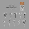 20 pcs INS Vintage Antique Pictorial Diy Decorative Scrapbooking accessories material Stickers pack junk journal supplies Qme 6
