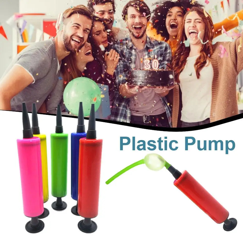 Hand Held Balloon Pump Manual Air Inflator Small Handheld Travel Pool Qme
