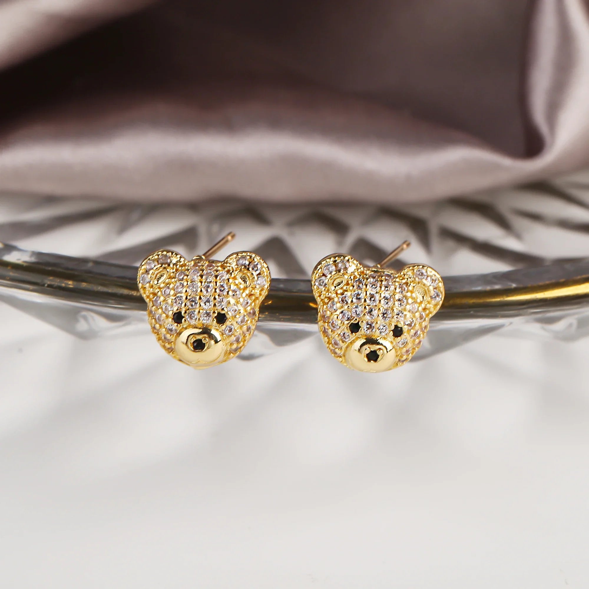 9 Colors Luxury Bear Shiny Zirconia Bracelet Classic Animal