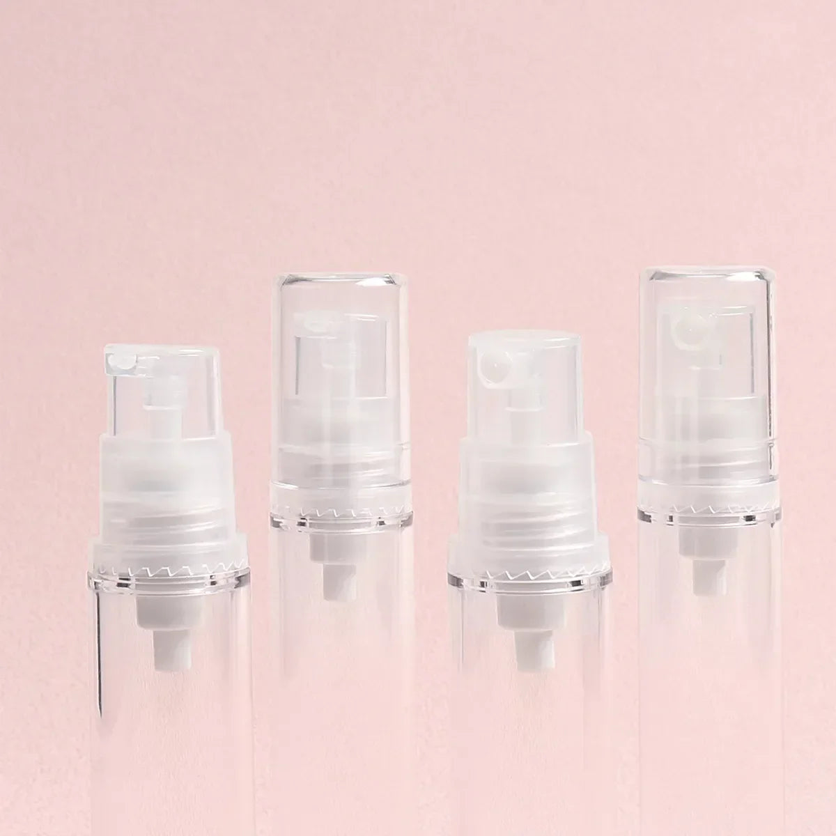 5-15ML Clear Empty Refillable Airless Vacuum Pump Cream Lotion and Spray Portable Bottle Set Sample Packing for Toiletries Qme