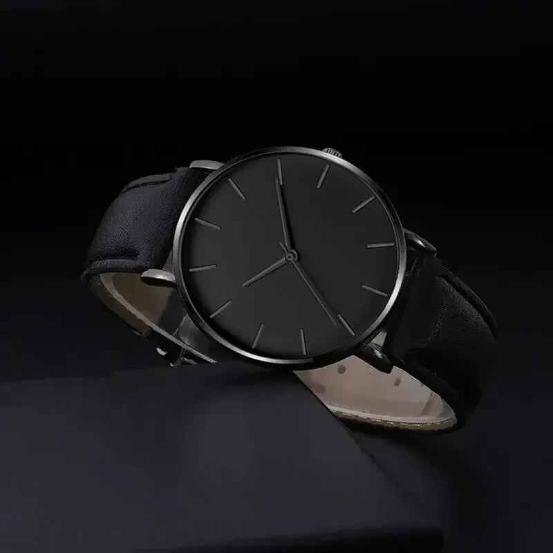 5 Pcs Set Men's Fashion Sports Watches Men's Business Quartz Wrist Watch Luxury Leather Bracelet Men's Casual Watch Qme