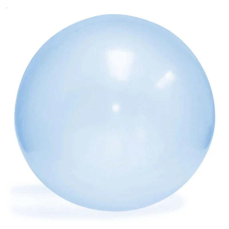 Children Outdoor Toys Bubble Ball Inflatable Rubber Ball Games Balloon Toys Baby Shower Fun Party Water Filled Bubble Ball Toy Qme blue L - 70cm