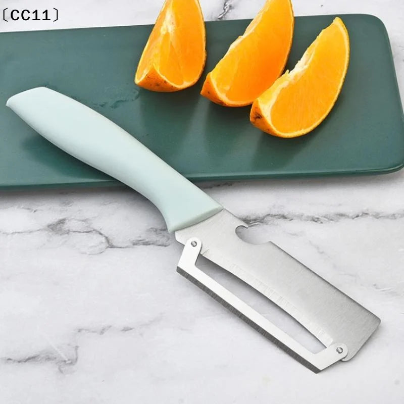 Kitchen Vegetable Peeler Multi-function 2-in-1 Fruit Potato Stuff Qme