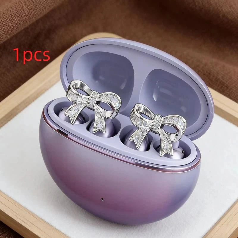 Rhinestone Butterfly Earbud Accessory Premium Shiny Zircon Design Qme A3