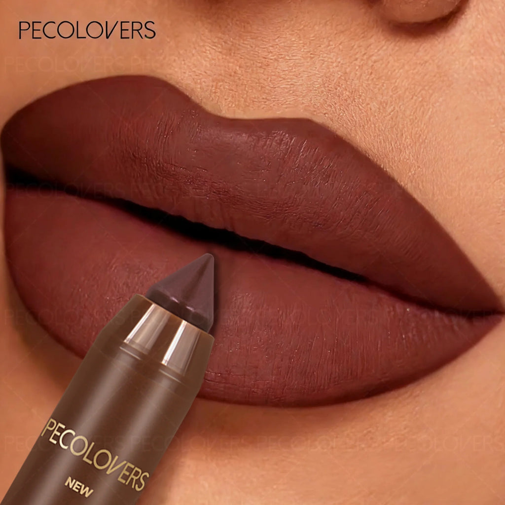 Elegance Matte Lip Liner Lipstick Pen Crayon Tip Precisely Depicting Qme