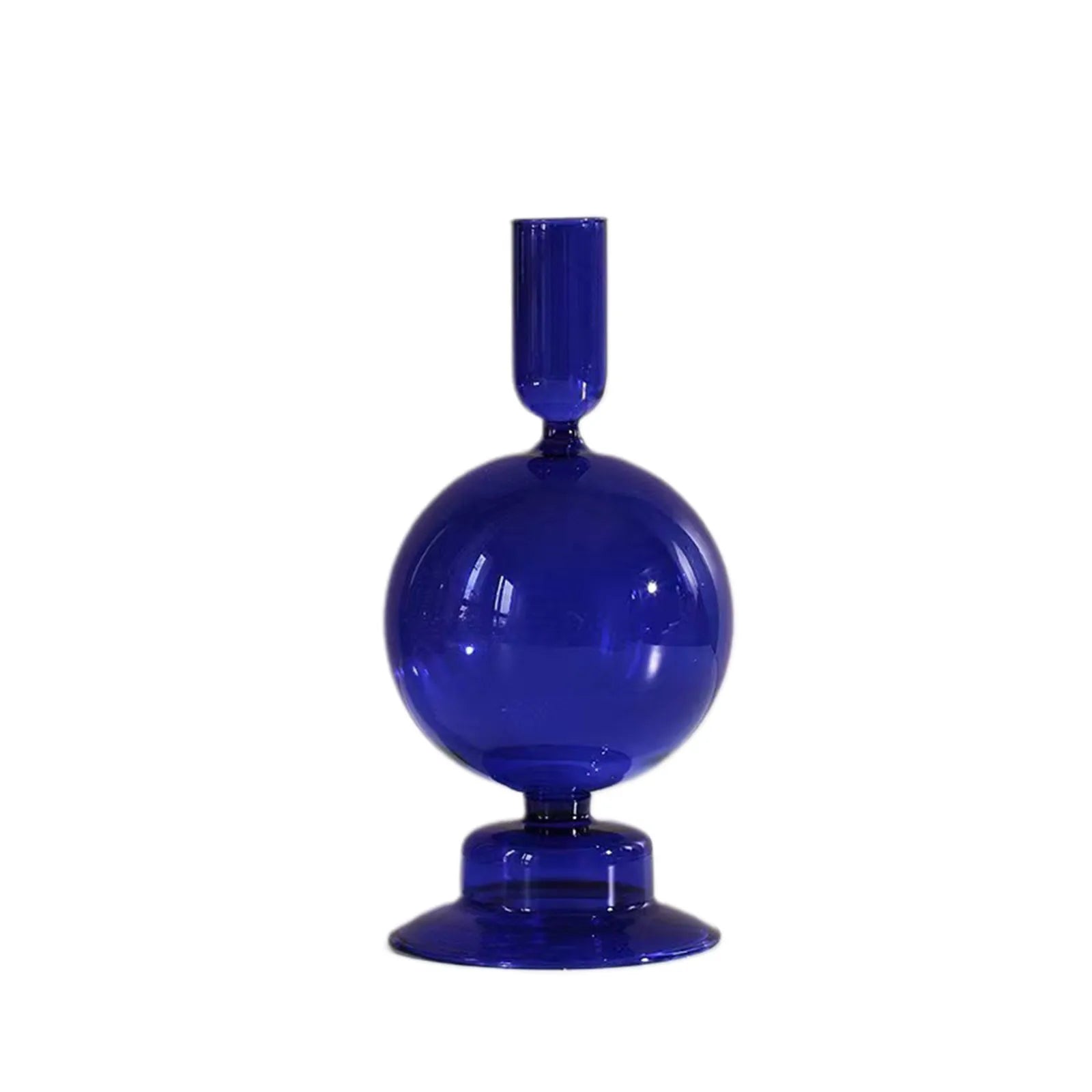 Glass Vase for Centerpiece Modern Elegant Flower Vase Candle Holder for Wedding Home Decor Housewarming Gift Glass Vase Decor Qme J