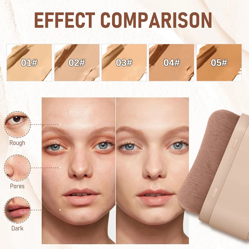 5-color Matte Multi-purpose Eraser Cream Stick Waterproof Durable Oil Qme