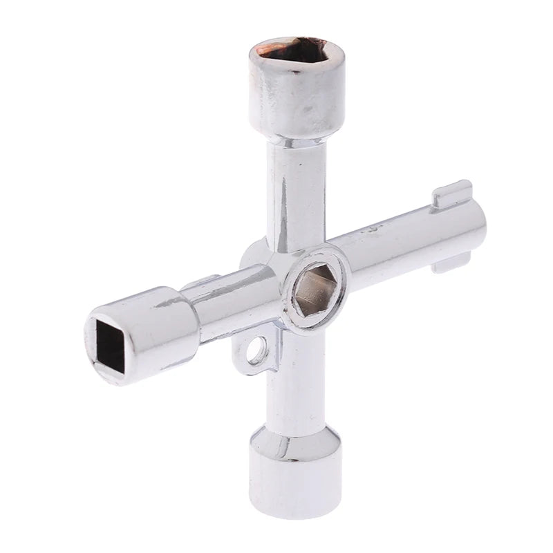 .4 Way Utility Key for Electric Water Gas Meter Box Cupboard Cabinet Opening Key. Qme