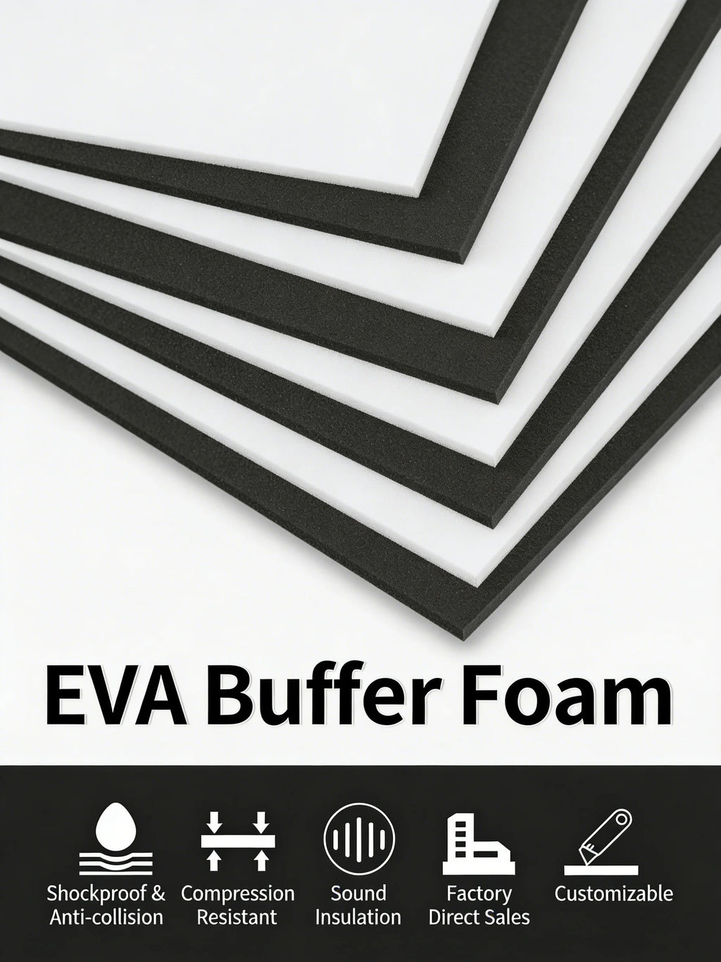Thickened Foam Pad EVA Sponge Soundproof and Shockproof Carpet, Cuttable Floor Foam Mat, Thickened Without Adhesive Backing Qme