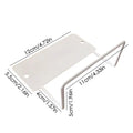 Mattress Slide Stopper Mattress Retainer Slide Stopper for Metal Frame Iron Mattress Slide Stopper Easy To Install Mattress Qme White