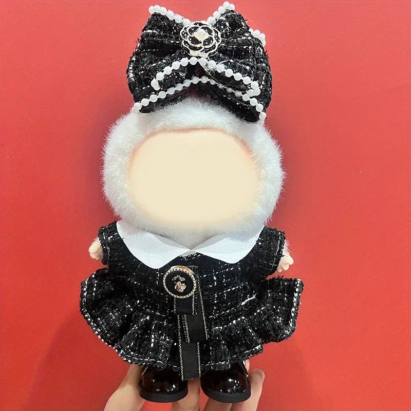 Labubu Clothing Soft Plush Doll Clothing - Advanced Clothing and Accessories Set, Suitable for 15-17cm Doll Clothing Accessories Qme
