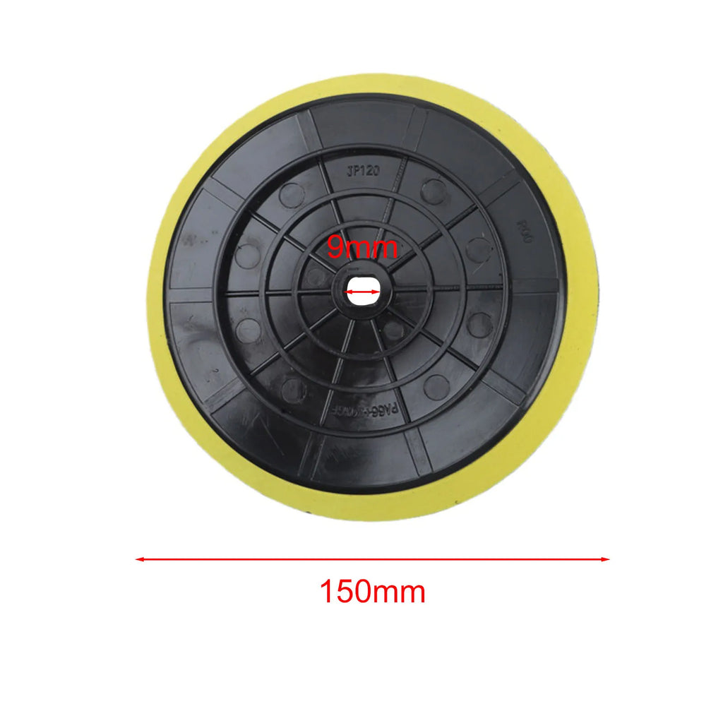 2pcs Backing Pads 6-Inch Buffer Pads Polished Disc Backing Pads For Cordless Buffer Polishing Power Tools Replacement Parts Qme